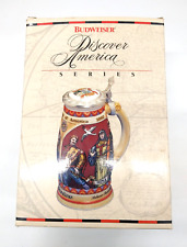 Budweiser Discover America Series NINA Stein 1492-1992 Artful Mug X-Mas Gift picture