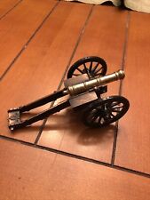  DIE CAST 1857 NAPOLEON CANNON WITH BRASS PLATED BARREL NEW IN BOX  picture