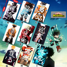 9pcs Japanese My Hero Academia Anime Card Sticker Bus Subway Card Sticker picture