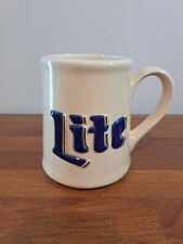 Vintage Miller Lite Ceramic Beer Stein 32 Oz - Fast Shipping picture