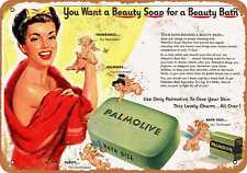 Metal Sign - 1950 Palmolive Beauty Soap -- Vintage Look picture