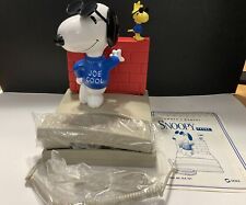 Vintage Snoopy Joe Cool & Woodstock Peanuts Phone SLK-291 W/ Box from Seika picture