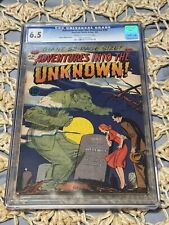 ADVENTURES INTO THE UNKNOWN #30 CGC 6.5 (1952) Pre Code Horror ACG Werewolf picture