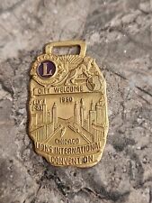 Lions Club Watch Fob 1950 Chicago picture
