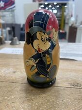 Vintage Mickey Mouse Russian Stacking Dolls picture