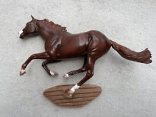 Adorable OOAK Breyer Race Horse Thoroughbred Custom Chestnut Smarty Jones picture
