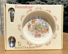 NEW Vintage Royal Doulton Bunnykins Nursery Set baby Bowl & Spoon NIB  picture