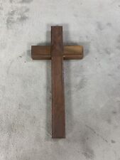 9 Inch Large Wooden Cross Wall Hanging, Wall Cross Decor, Christian Cross picture