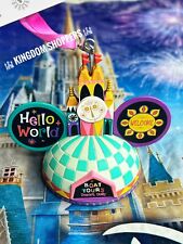 2024 Disney Parks It’s A Small World Clock Boat Tours Ear Hat Christmas Ornament picture