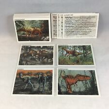 DINOSAURS: THE MESOZOIC ERA Complete Trading Card Set of 50 Fact Cards (46/4) picture