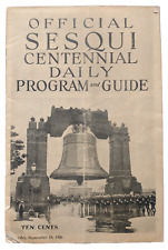 Official Sesquicentennial Exposition Daily Program and Guide Philadelphia 1926 picture