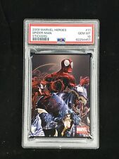2008 Marvel Heroes SPIDER-MAN Stickers #11 Venom, Carnage Clayton Crain PSA 10 picture