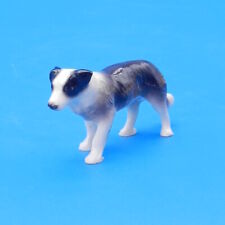 Hagen Renaker Miniature BORDER COLLIE Style One Dog Vintage Ceramic Figurine picture