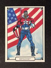 1988 Marvel Universe Series IV 4 Heroic Origins Trading Card # 3 Battlestar picture