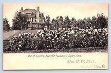 Postcard One of Salem Ohio's Beautiful Residences OH picture