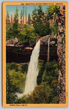 Postcard Beautiful Silver Creek Falls Oregon Posted picture