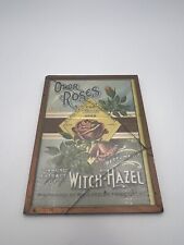 Antique Framed Early 1900’s Odor Roses Perfume Advertisment  picture