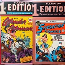 Famous First Editions Lot Sensation Comics #1  & Wonder Woman #1 1974 DC Comics picture