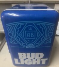 Bud Light 6 Can/4 Liter Capacity Mini Beverage Cooler, Blue picture