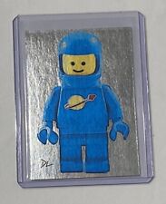 LEGO Space Man Platinum Plated Artist Signed “Established 1949” Trading Card 1/1 picture