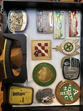 AWESOME Vintage Collection Of 11 Rare German Grill Badges picture