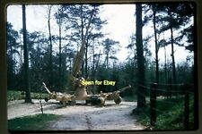 WWII Flak Anti-Aircraft Artillery Gun in early 1960s, Kodachrome Slide aa 15-20a picture