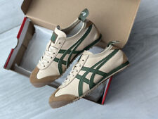 NEW Onitsuka Tiger MEXICO 66 Stylish Classic Beige/Grass Green Unisex Sneakers picture