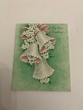 Vintage 1950's On Your Wedding Hallmark Greeting Card picture