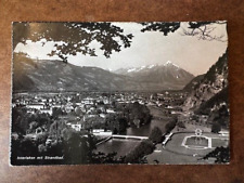 Postcard Real Photo - Interlaken mit Strandbad - Switzerland picture