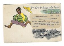 1910 E. Nash Trade Postcard Fuller & Rice Lumber & Mfg. Co. Running w/ Watermon picture