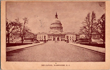 Vintage C. 1909 View of United States Capitol Building, Washington DC Postcard picture