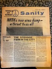 1968 CND Historical Newspaper  , RARE PACIFISM ANTI WAR ITEM picture