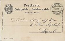 1898 Plain posted PC Basel Switzerland picture
