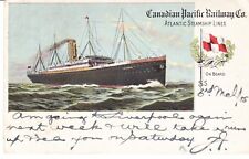 Canadian Pacific Steamships post card used march 1905 picture