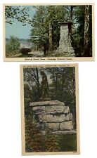 LOT OF 2 ~ Kentucky ~ Daniel Boone ~ grave and statue ~ postcards picture