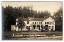 c1930's B. Quackenbush House Residence Spraker New York NY RPPC Photo Postcard picture