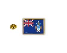 pine pins badge pin's metal pin butterfly clamp flag tristan da cunha picture
