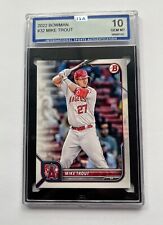Mike Trout Los Angeles Angels 2022 Bowman Baseball Card #32 picture