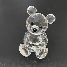 Vintage Retired SWAROVSKI Crystal Signed Teddy Bear 2” Figurine picture