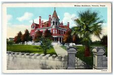 c1930's Welder Residence Victoria Texas TX, Gate Entrance Vintage Postcard picture