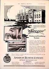 1915 American Blower Company Vintage Antique Heating Ventilating Print Ad picture