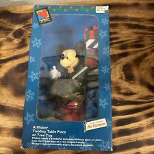 1998 Disney Mr Christmas Mickey Unlimited Mouse Table Piece Tree Topper Twirling picture