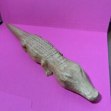 Vintage Wooden Carved Crocodile / Alligator picture