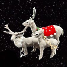 Target 2022 Reindeer Christmas Deer Ornaments from Target Wondershop 3 Set 3”T picture