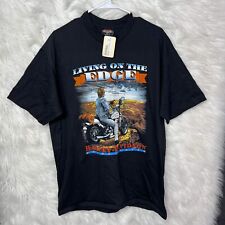VTG 1991 XL Harley Davidson Living on the Edge Grand Canyon Black T Shirt picture