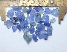 87 Crt  / 36 Piece / Beautiful Natural Rough Blue Sapphire From Burma Mogok picture