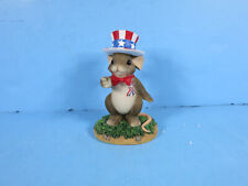 CHARMING TAILS -You Make Me Proud  Mouse Figurine-By Fitz And Floyd-USED-No Box picture