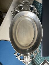 Vintage Metal  Dish Stamped Metal Art- Bowl- Made in Mexico picture