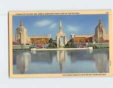 Postcard Towers Of The East And Temple Compound Worlds Fair San Francisco CA USA picture