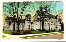 Postcard Saint James M. E. Church, Vermilion And Williams Street, Danville IL picture